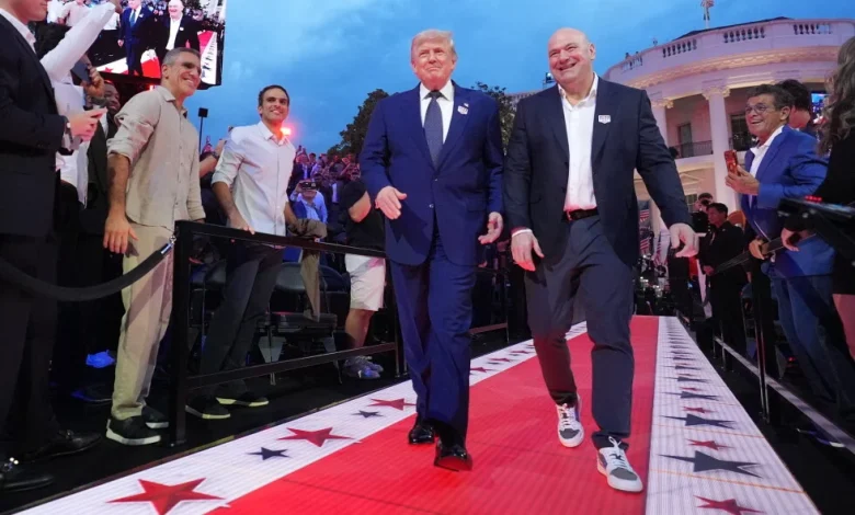 White House hosts UFC event celebrating Trump and Independence anniversary