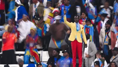 Who is DR Congo fan standing like a statue at World Cup? Meet Lumumba Vea