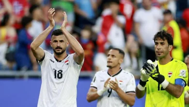 Why did Iraq replace striker Aymen Hussein early on against France in FIFA World Cup 2026?