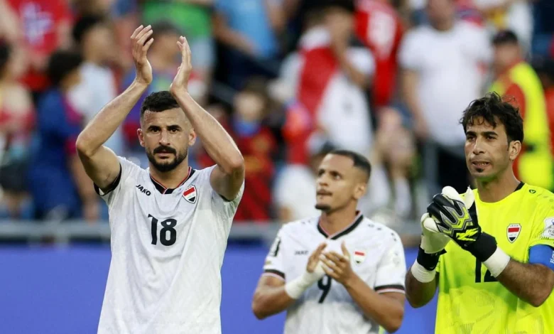Why did Iraq replace striker Aymen Hussein early on against France in FIFA World Cup 2026?