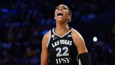 Wilson's double-double, Young's 27 points help Aces beat Valkyries