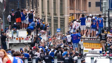 Woman who went viral for taking Knicks-themed trash can is no longer with JPMorgan Chase