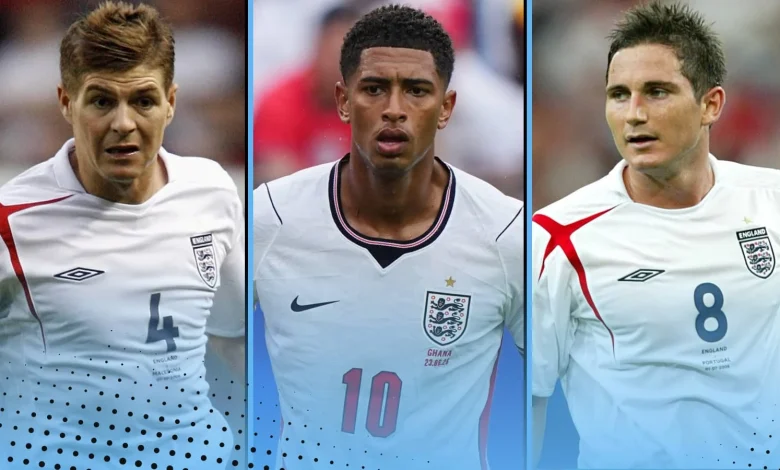 World Cup 2026: Bellingham's 50 England caps vs. Gerrard & Lampard