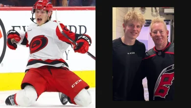 ‘Dude, my kid’s playing in the Stanley Cup Final’: Jackson Blake and an NHL dad’s dream come true - The Athletic
