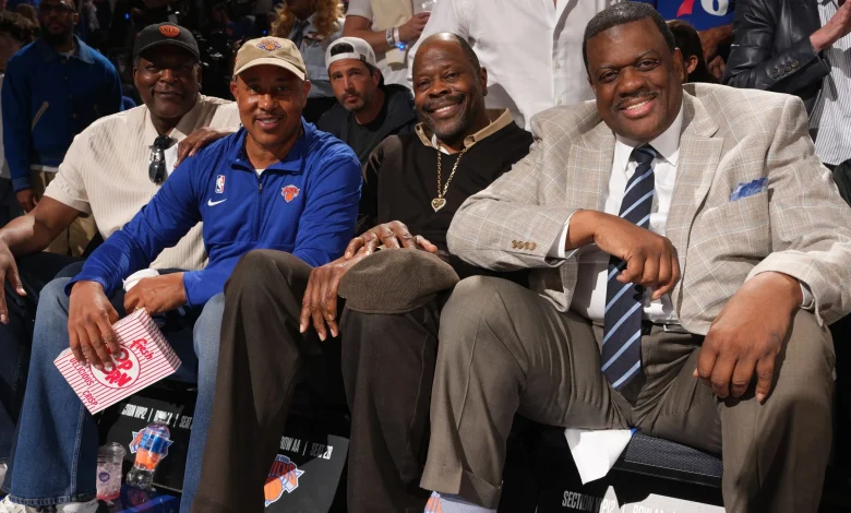 ‘It’s like a family reunion’: Former Knicks players come together courtside
