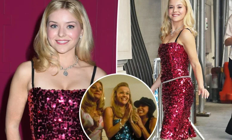 ‘Legally Blonde’ prequel star Lexi Minetree channels Elle Woods in pink sequins