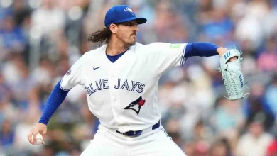 Blue Jays fall short despite Gausman's bounce-back effort in shutout loss