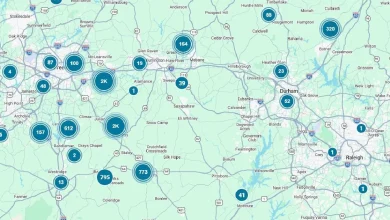 Thousands of power outages reported west of the Triangle as heavy rain falls